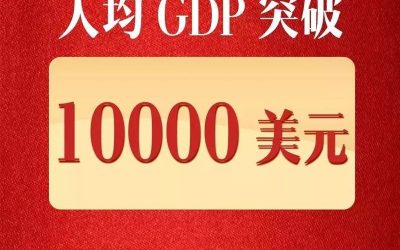 ¡Nuevo hito! El PIB per cápita de mi China supera los 10.000 dólares estadounidenses