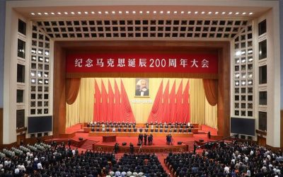 Gran conmemoración del 200 aniversario del nacimiento de Marx